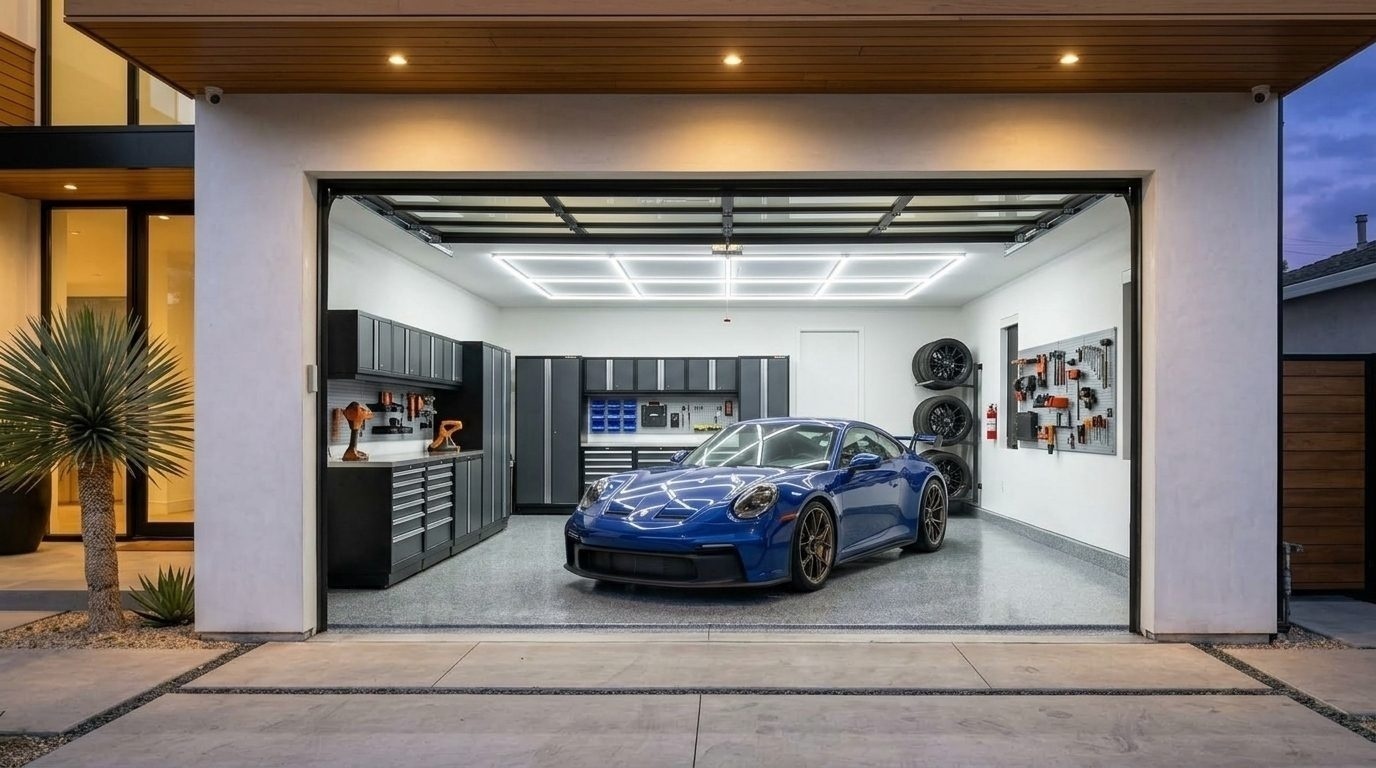 Leonard Garage Door Service Precision Mechanical Workshop in Santa Fe Springs, CA
